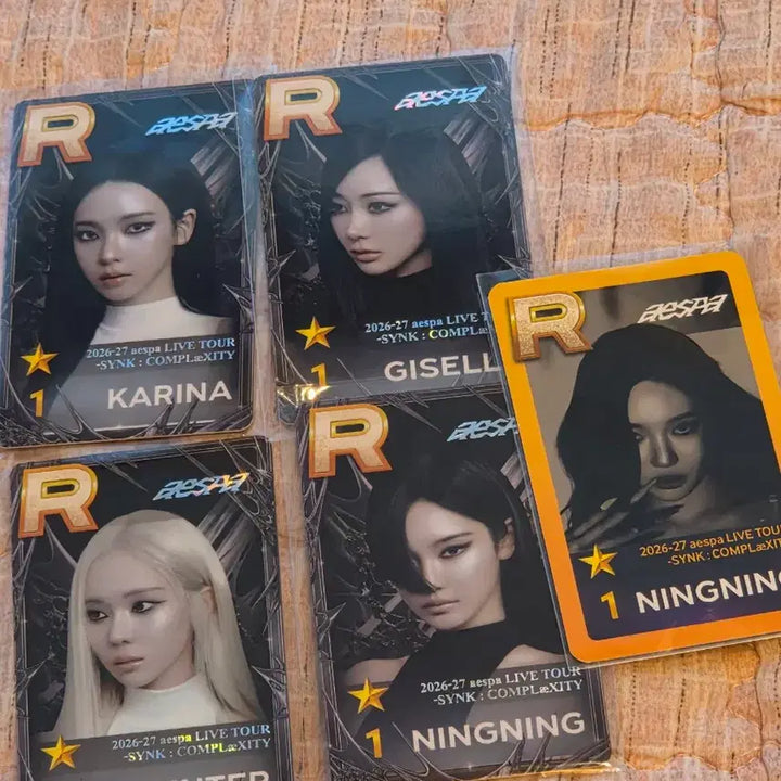 [BUNJANG] Aespa Full Member Photocard Bundle Set / 슈퍼스타 슈스엠 콘서트 에스파 구매 인증 포카 일괄 양도