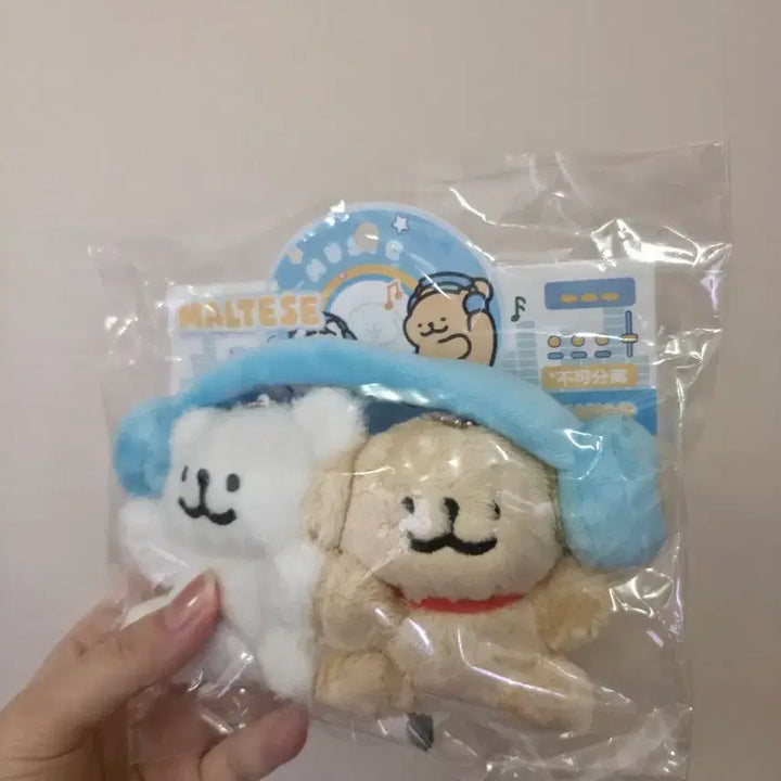 [BUNJANG] Maltese Dog Plush Toy / 몰티즈 인형 판매합니다 (택포2.5)
