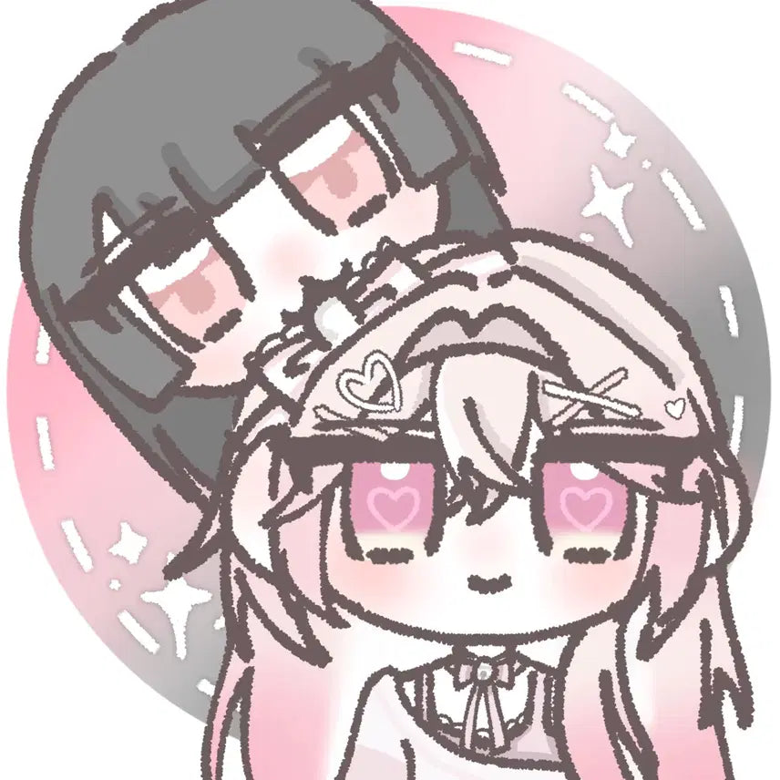 [BUNJANG] SD Couple Character Art Commission / !! 샘플가 할인 !! 와앙 고정틀 sd 인장 2인 페어 그림 커미션