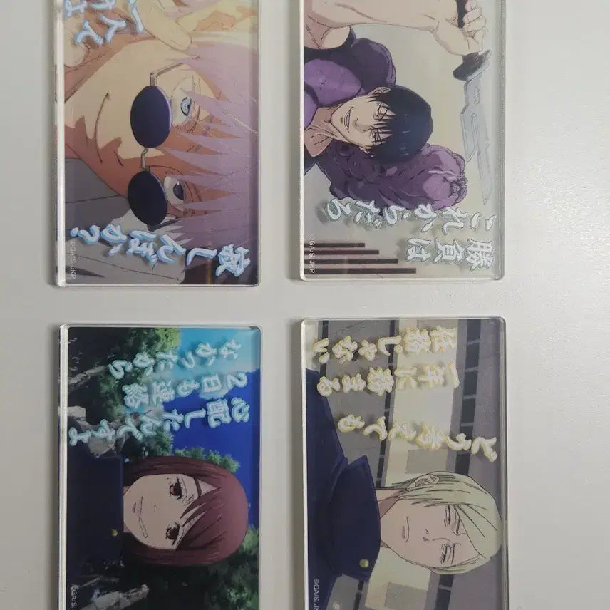 [BUNJANG] Jujutsu Kaisen Kaigyoku Gyokusetu Acrylic Block Bundle Set / 일괄) 주술회전 회옥옥절 아크릴블록