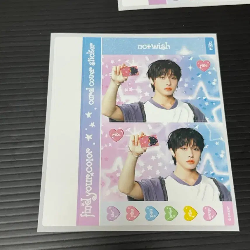 [BUNJANG] NCT WISH Color Popup Rikku Card Sticker / 엔시티 위시 컬러 팝업 리쿠 카드스티커