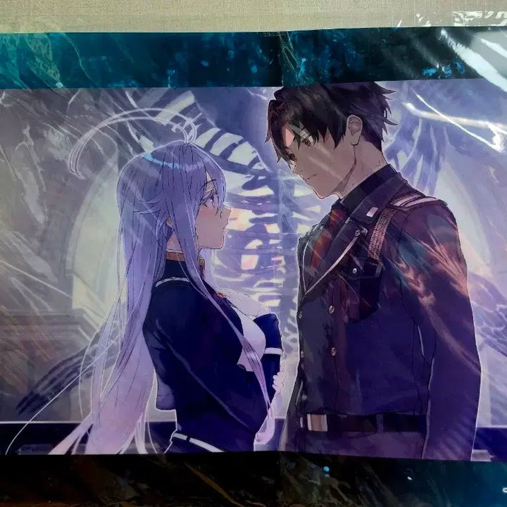[BUNJANG] 86 - Eighty Six 2024 Online Kuji C Prize Shin &amp; Vladilena Clear Poster / 86 에이티식스 24년 온라인쿠지 C상 1