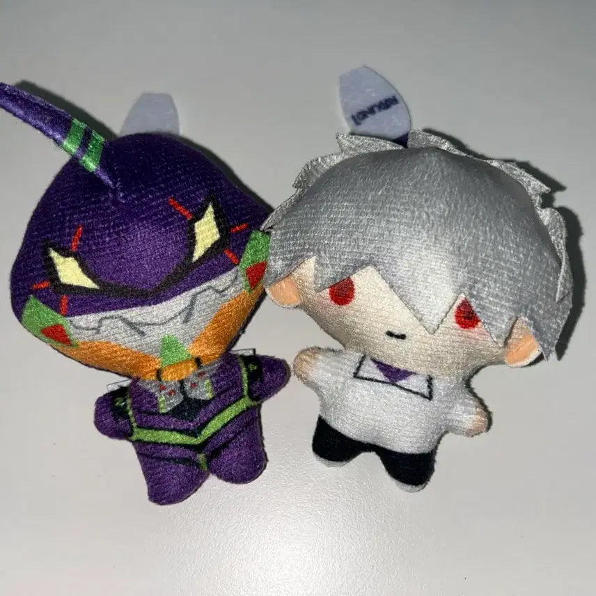 [BUNJANG] Evangelion Round1 Plush Set (Nagisa Kaworu, Unit-01) / 에반게리온 라운드원 누이 나기사 카오루 초호기 일괄