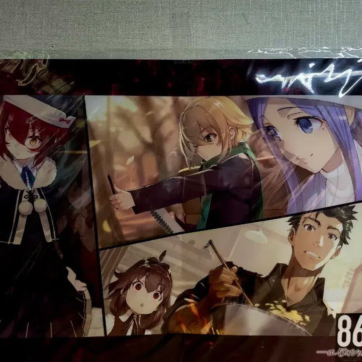 [BUNJANG] 86 Eighty-Six Shinae Nouzen &amp; Spearhead Clear Poster Bundle Set / 86 에이티식스 24년 온라인쿠지 C상 2 일괄