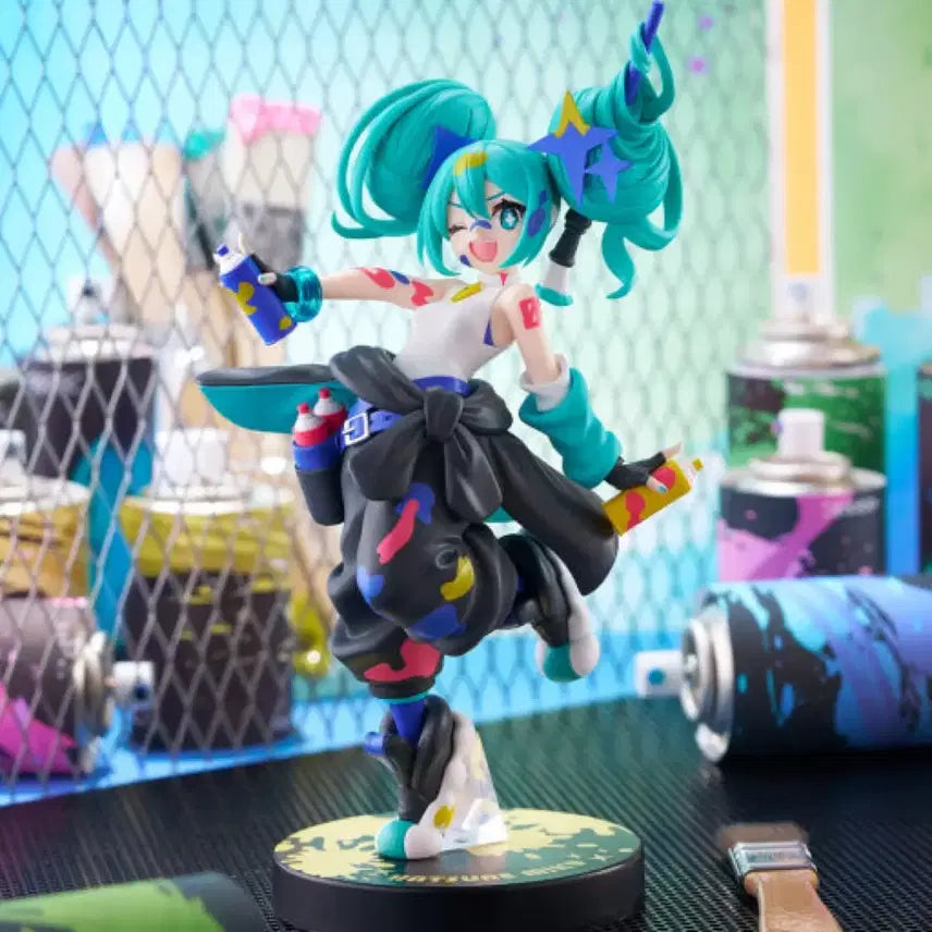 [BUNJANG] Hatsune Miku Paintgirl Ver. Figure / 하츠네 미쿠 피규어 페인트걸 버전