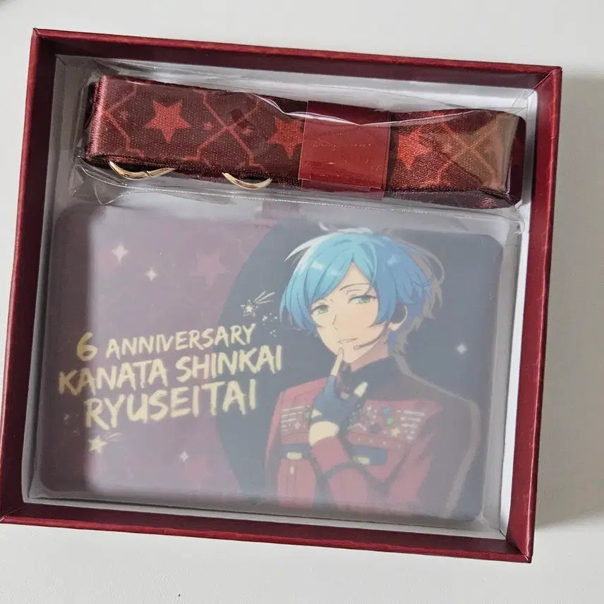 [BUNJANG] Ensemble Stars Kanata Akehoshi 6th Anniversary Chinese Server Official Card Wallet / 앙스타 카나타 6주년 뭇별 중스타 카드 지갑