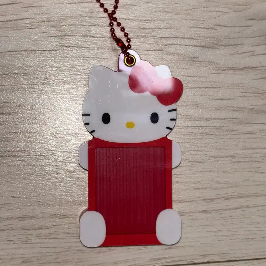 [BUNJANG] Hello Kitty Clear Photocard Holder Keychain / 키티 증명사진 홀더