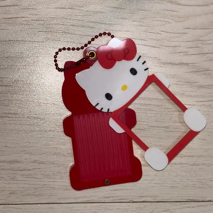 [BUNJANG] Hello Kitty Clear Photocard Holder Keychain / 키티 증명사진 홀더