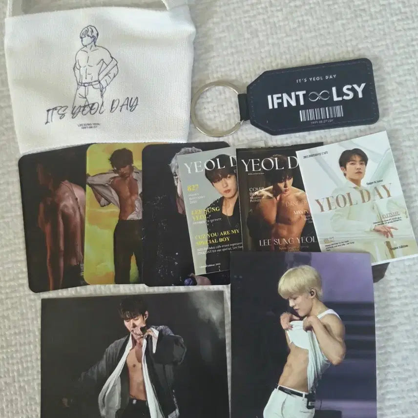 [BUNJANG] Infinite Sungyeol 10 Day Birthday Cafe Goods Bundle Set / 인피니트 이성열 열데이 생일카페 굿즈 일괄 판매