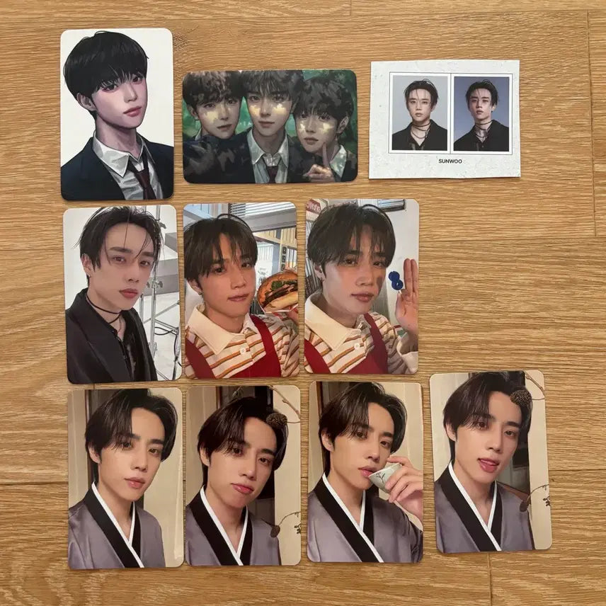 [BUNJANG] THE BOYZ Sunwoo Bundle Set Photocard, Polaroid, and Goods / [일괄]더보이즈 선우 포카세트 선우증사 선우굿즈 더보이즈 굿즈 더보이즈 트레카