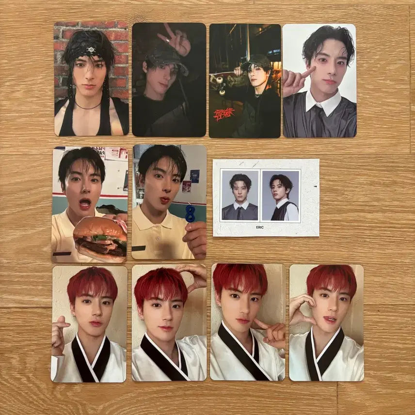 [BUNJANG] The Boyz Eric Bundle Set Photocards &amp; Stickers / [일괄]더보이즈 에릭 포카세트 에릭증사 에릭굿즈 에릭팬미팅 더보이즈 굿즈 더보이즈 트레카