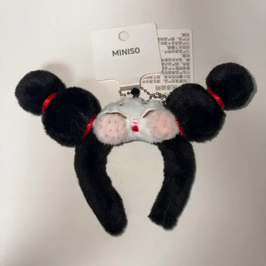 [BUNJANG] Miniso Plush Headband Doll / 미니소 누이 머리띠 인형 솜깅 10cm 5cm 머리띠 중국 옷