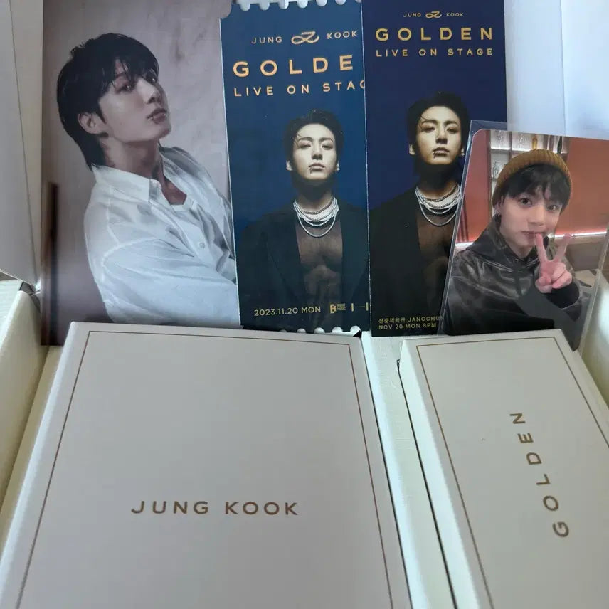 [BUNJANG] BTS Jungkook Golden Showcase Reverse Gift Full Set / 급처) 정국 골든 쇼케 역조공