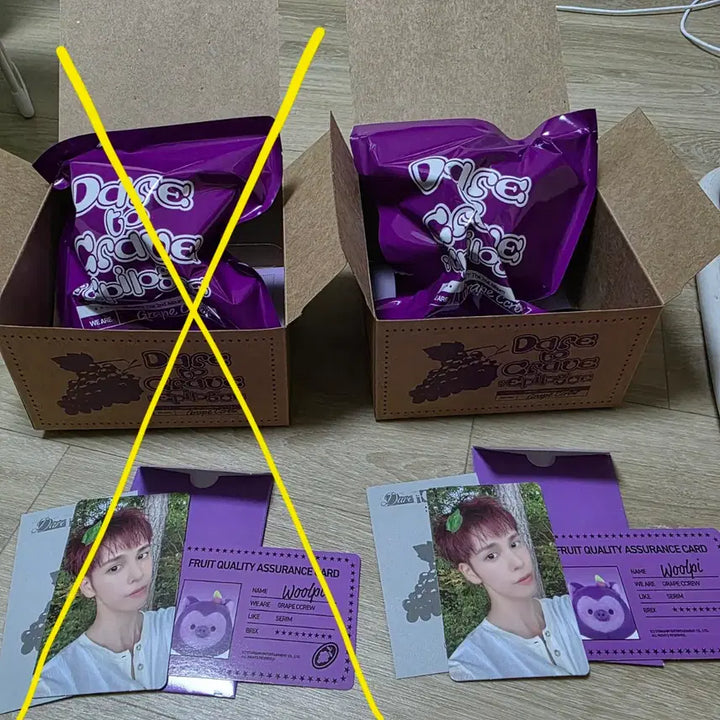 [BUNJANG] CRAVITY Kkru Wolpy Photocard / 크래비티 포도 크크루 울피 양도합니다!! 1개 남았어요!!