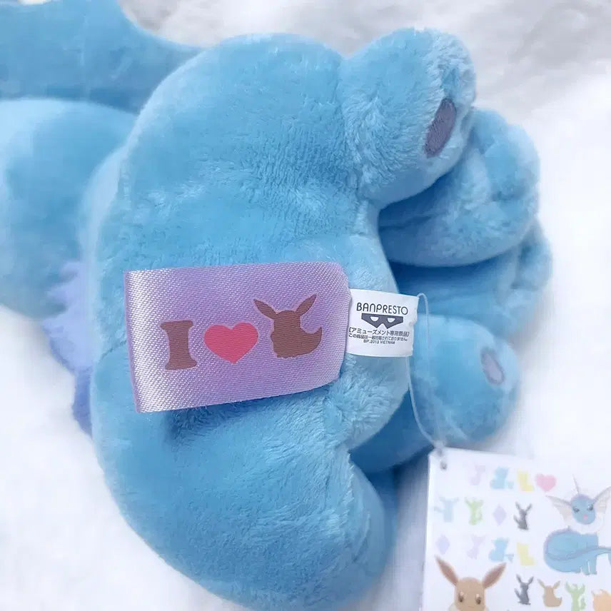 [BUNJANG] Pokemon 2013 I Love Eevee Vaporeon Plush / 유일매물) 포켓몬 2013년도 아이러브 이브이 샤미드