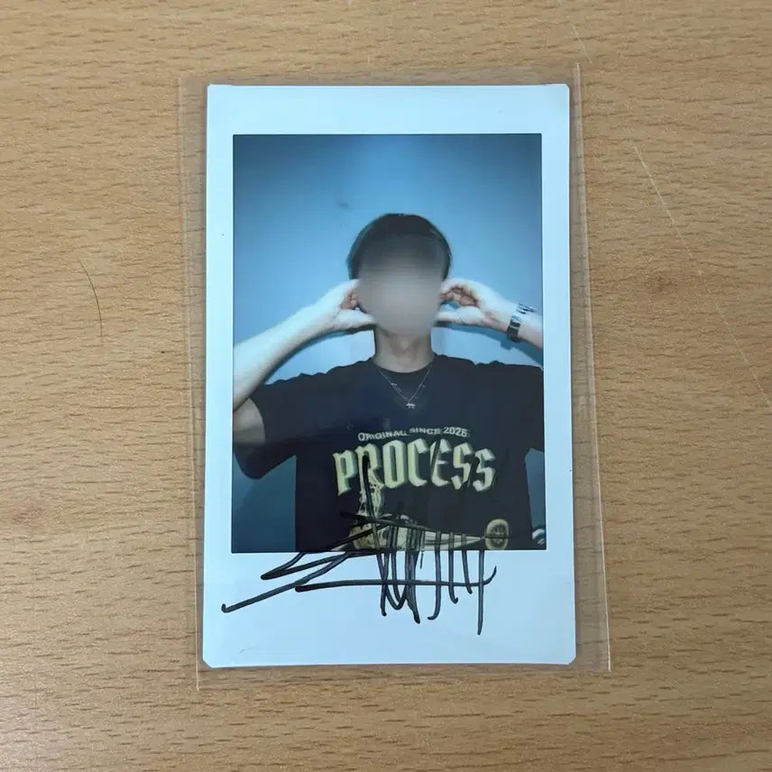 [BUNJANG] xikers Sumin Signed Polaroid / xikers 싸이커스 sumin 수민 signed polaroid 싸폴