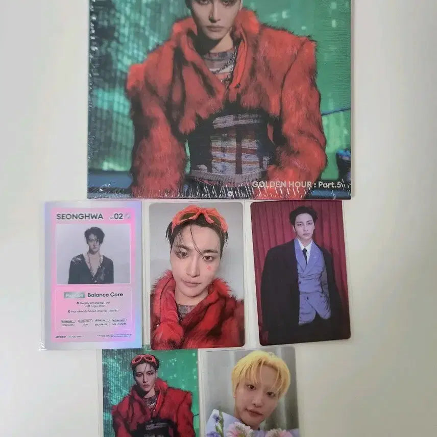 [BUNJANG] ATEEZ Seonghwa Sealed Digipack + 5 Photocards / 에이티즈 성화 미개봉 디지팩+포토카드 5종
