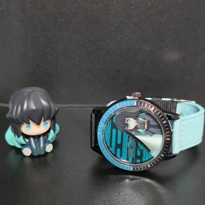 [BUNJANG] Demon Slayer Muichiro Tokito Character Watch - Bundle / 귀멸의 칼날 무이치로 캐릭터 시계,페탓토 일괄