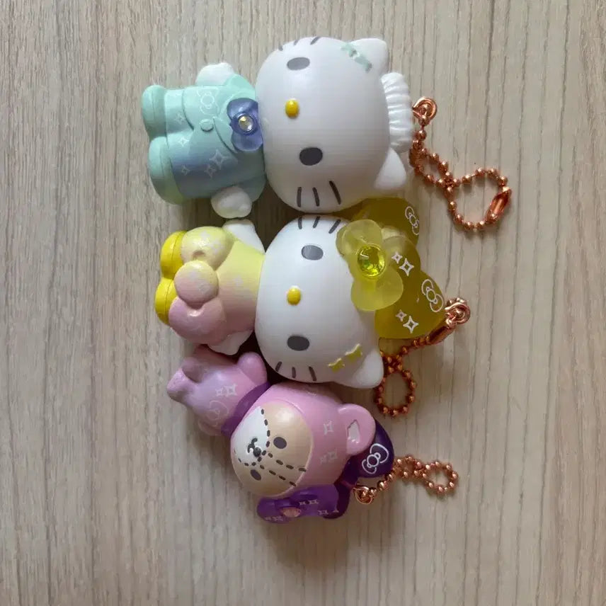 [BUNJANG] Hello Kitty Figure Keyring Bundle Set / 헬로키티 피규어 키링(일괄)