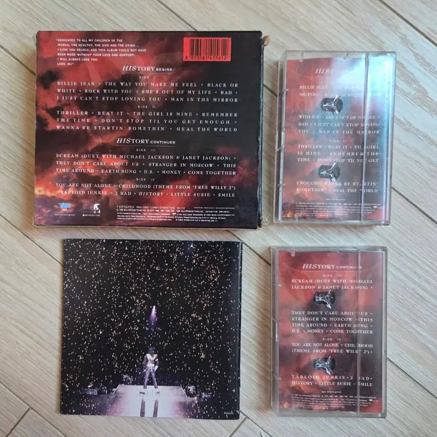 [BUNJANG] Michael Jackson HISTORY 2 Cassette Set / 마이클 잭슨 HISTORY 2개 세트