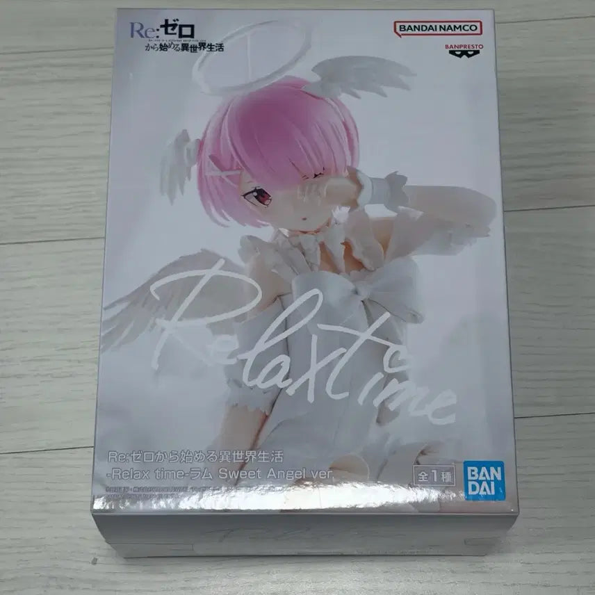 [BUNJANG] Bandai Re:Zero Ram &amp; Rem Angel Ver. Figure (Sealed) / 미개봉 리제로 람 스위트엔젤 피규어 반다이 렘 천사