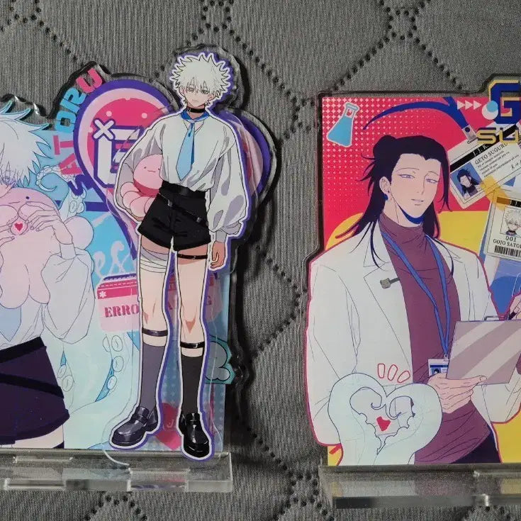 [BUNJANG] Jujutsu Kaisen Gojo Satoru &amp; Geto Suguru Acrylic Standee (Unofficial) / 주술회전 고죠 게토 아크릴스탠드