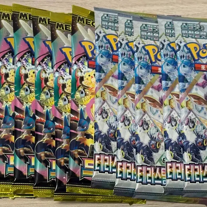 [BUNJANG] Pokemon Card Search Pack Megadream Terastal 15 Packs / 포켓몬 카드 서치팩 14개 메가드림 테라스탈