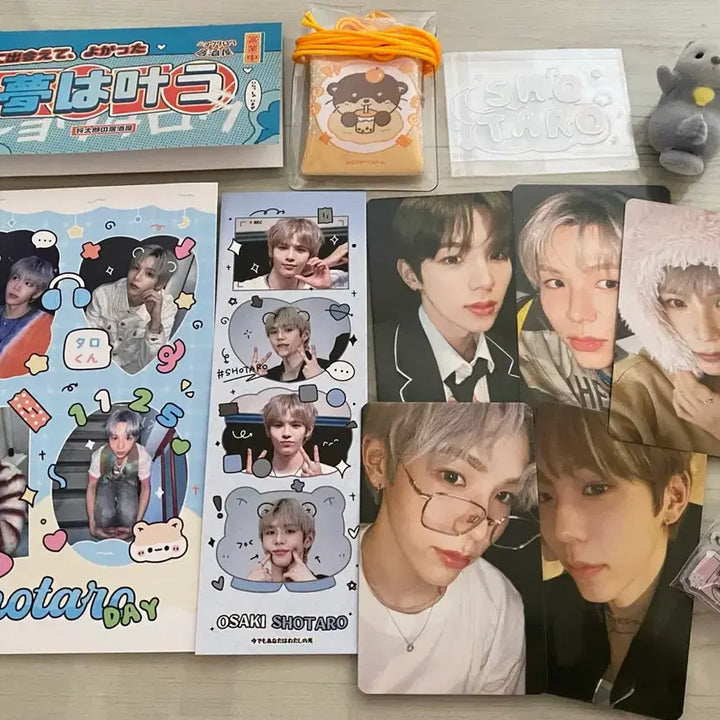[BUNJANG] RIIZE Shotaro Bundle Set Photocard, Birthday Cafe Goods, Otter Figure / 라이즈 쇼타로 포카 생카 수달 피규어 등 일괄