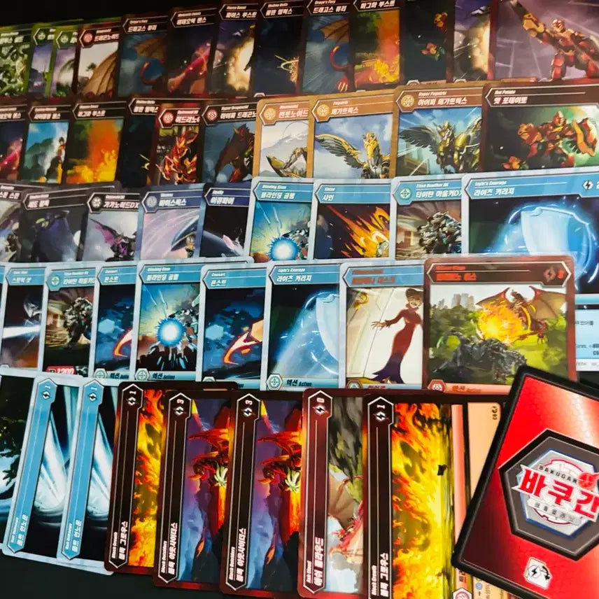 [BUNJANG] Bakugan Cards 56 Card Bundle Set / 바쿠간 카드 - 56장 일괄