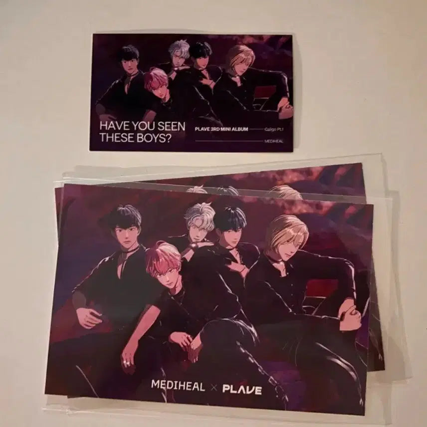 [BUNJANG] PLAVE Olive Young Dash Mediheal Shopping Bag &amp; Mini Postcard Set / 플레이브 올리브영 대쉬 메디힐 쇼핑백 2종(미사용), 대쉬 미니엽서 2장