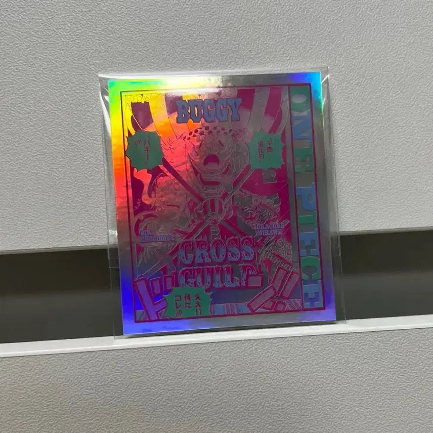 [BUNJANG] One Piece Buggy Crocodile Mihawk Aurora Sticker Flakes / 애니 원피스 (버기,크로커다일,미호크) 오로라 스티커 플레이크 씰 굿즈