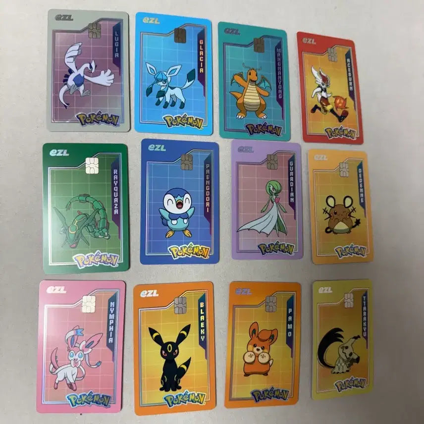 [BUNJANG] Pokemon Eeveelution &amp; Legendary Transportation Card / 포켓몬 이즐 교통카드 포켓몬 교통카드 루기아 님피아 블래키 레쿠쟈 펭도리 따라큐