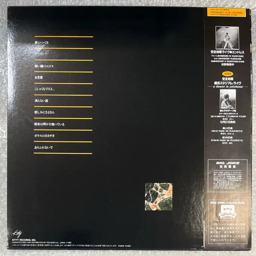 [BUNJANG] Chage &amp; Aska IV 4th Album LP / 안전지대 IV 4집 LP