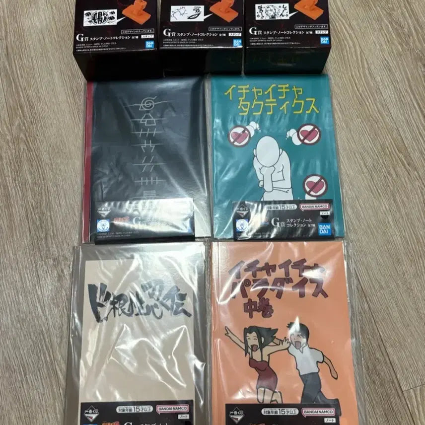 [BUNJANG] Naruto Ichiban Kuji Prize G Full Set (Stamp &amp; Notebook) / 나루토 제일복권 G상 풀세트 일괄판매 (스탬프&amp;노트)