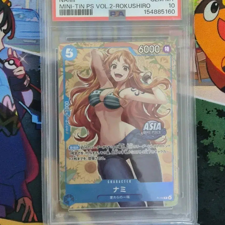 [BUNJANG] One Piece Card Japanese (Asia) Nami Mini Tin Limited Illustration PSA 10 (P-112) / 원피스카드 일판(아시아) 나미 미니틴 한정일러 PSA 10 (P-112)