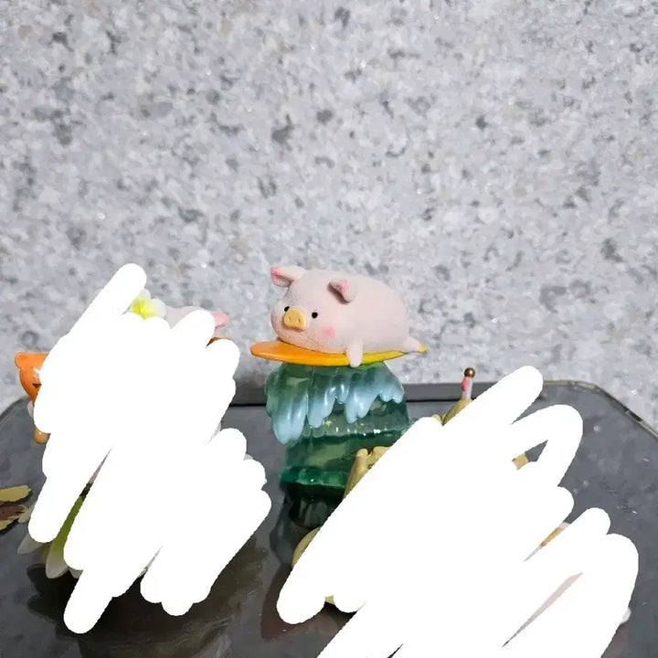 [BUNJANG] Lulu The Piggy Beach Series Figure / 루루 더 피기 해변(서핑)