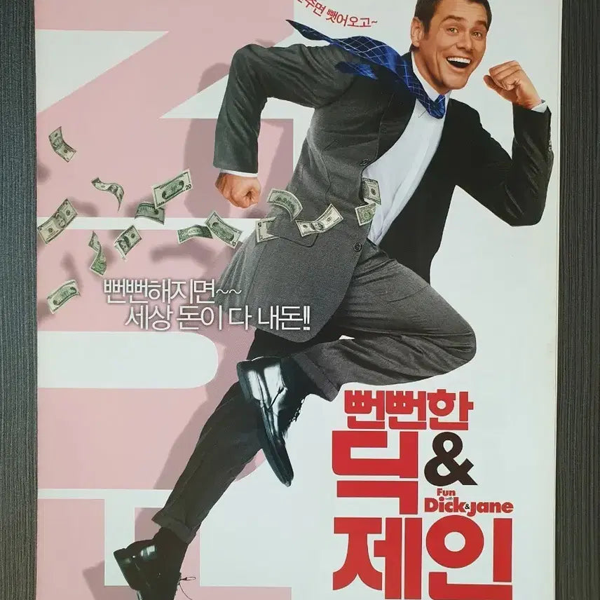 [BUNJANG] Fun Fun Dick &amp; Jane Movie Flyer Pamphlet A4 Jim Carrey / 뻔뻔한 딕&amp;제인 영화 전단지 팜플렛 A4 짐 캐리