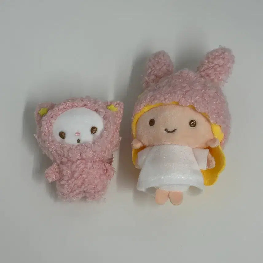 [BUNJANG] Sanrio Little Twin Stars Kiki Lala Fuwa Fuwa Brooch Doll Set / 산리오 리틀트윈스타 키키라라 후와후와 팬시 디자인 브로치 인형