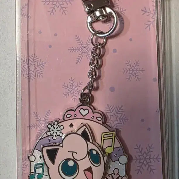 [BUNJANG] Pokemon Snow Globe Roulette Keychain Purin / 포켓몬스토어 스노우볼 룰렛 키링 푸린 판매합니다