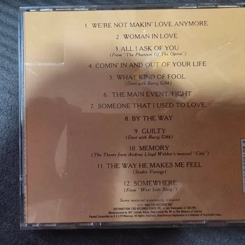 [BUNJANG] Barbra Streisand A Collection CD / 바브라 스트라이샌드 A Collection CD