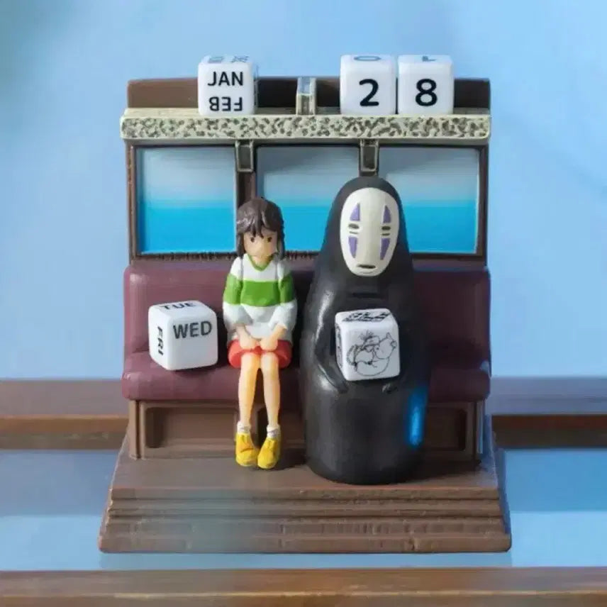 [BUNJANG] Spirited Away Perpetual Calendar Diorama / 센과치히로의행방불명 만년달력 센과 치히로 디오라마 센과 치히로 달력