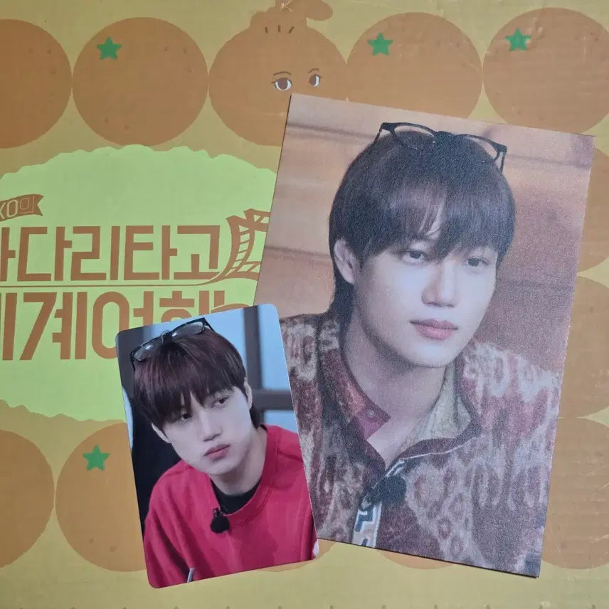 [BUNJANG] EXO Kai Jongin EXOrDIUM 5 China Popup Gift Box Photocard Set / 엑소 카이 종인 엑사세5 중국 팝업 기프트박스 포카