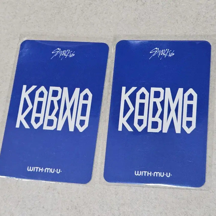 [BUNJANG] Stray Kids Karma WITHMUU POB Photocard / 스트레이키즈 카르마 위드뮤 특전포카 2종