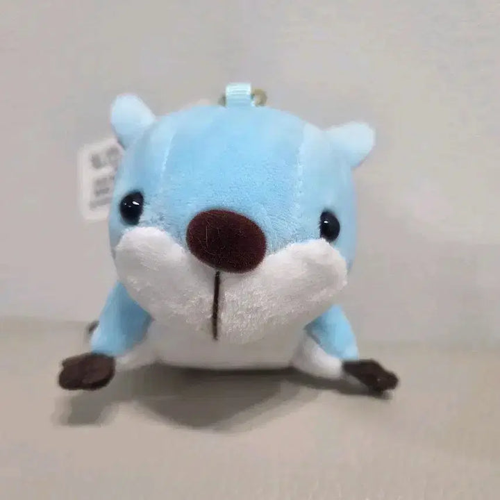 [BUNJANG] Sky Blue Squirrel Plush Keychain / 하늘색 다람쥐 인형 키링