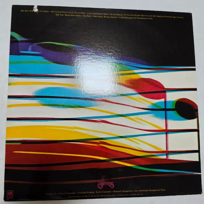 [BUNJANG] Carpenters Passage LP Original Overseas Pressing / 카펜터스 LP 해외 원반 PASSAGE