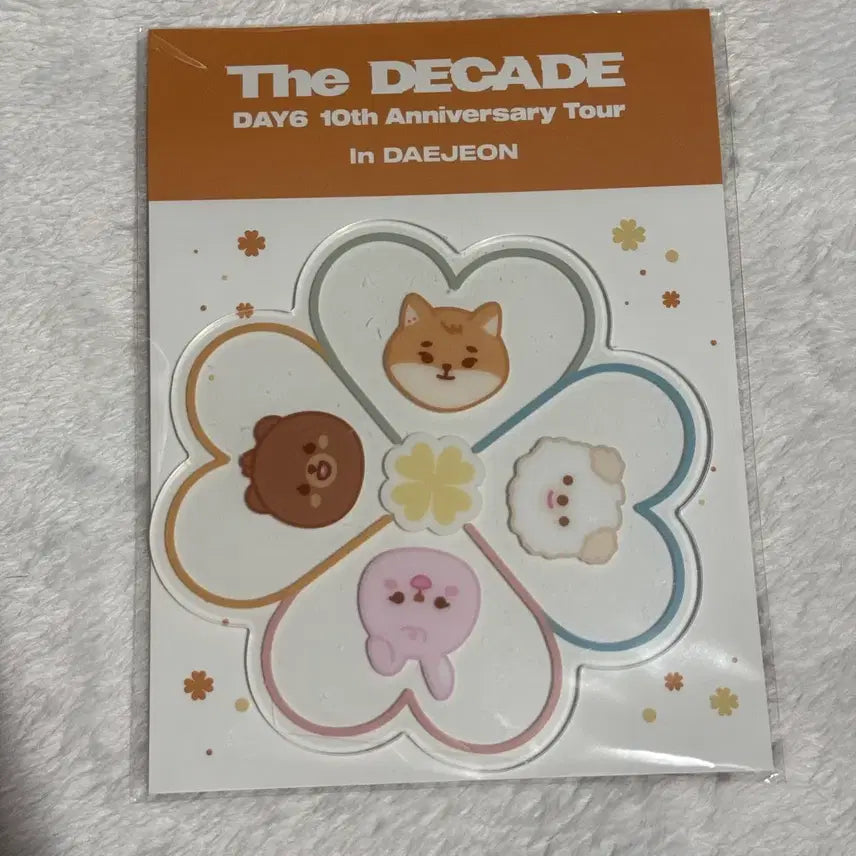 [BUNJANG] DAY6 THE DECADE Daejeon Tour Entrance Gift Coaster (Sealed) / DAY6 데이식스 전국투어 THE DECADE 대전 입장기프트 양도