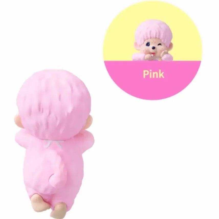 [BUNJANG] Sonny Angel Monchhichi Hyper Colors Wink Pink Monchhichi Boy / 소니엔젤 몬치치 히퍼 컬러즈 윙크 핑크 몬치치보이