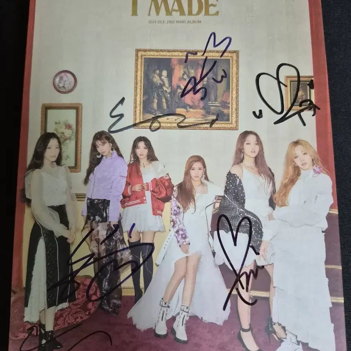 [BUNJANG]  (G)I-DLE Mini 2nd Album Signed Album / 아이들 미니 2집 친필싸인앨범 (비매)