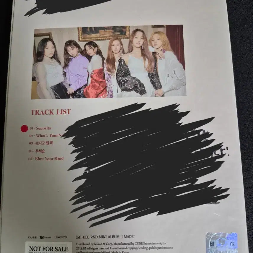 [BUNJANG]  (G)I-DLE Mini 2nd Album Signed Album / 아이들 미니 2집 친필싸인앨범 (비매)