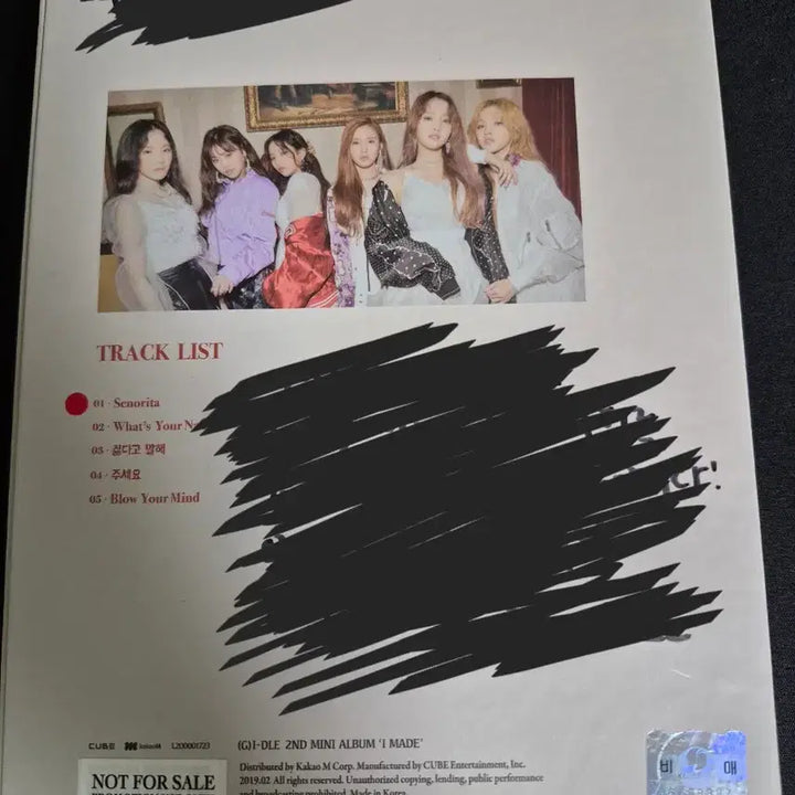 [BUNJANG]  (G)I-DLE Mini 2nd Album Signed Album / 아이들 미니 2집 친필싸인앨범 (비매)